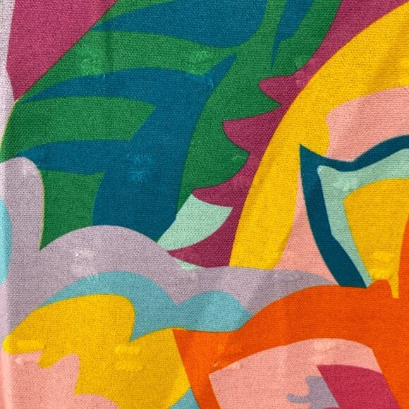 Unbranded Peasant Blouse Top Floral Multi-Color Size XL Extra Large - Picture 4 of 5